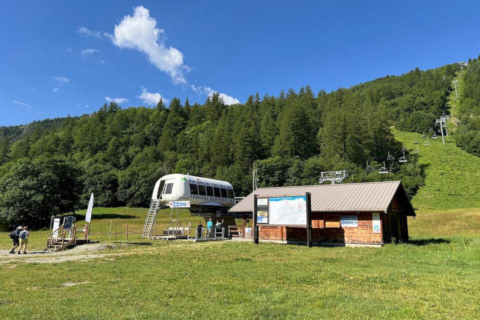Télésiège de Préron, station de Pelvoux-Vallouise