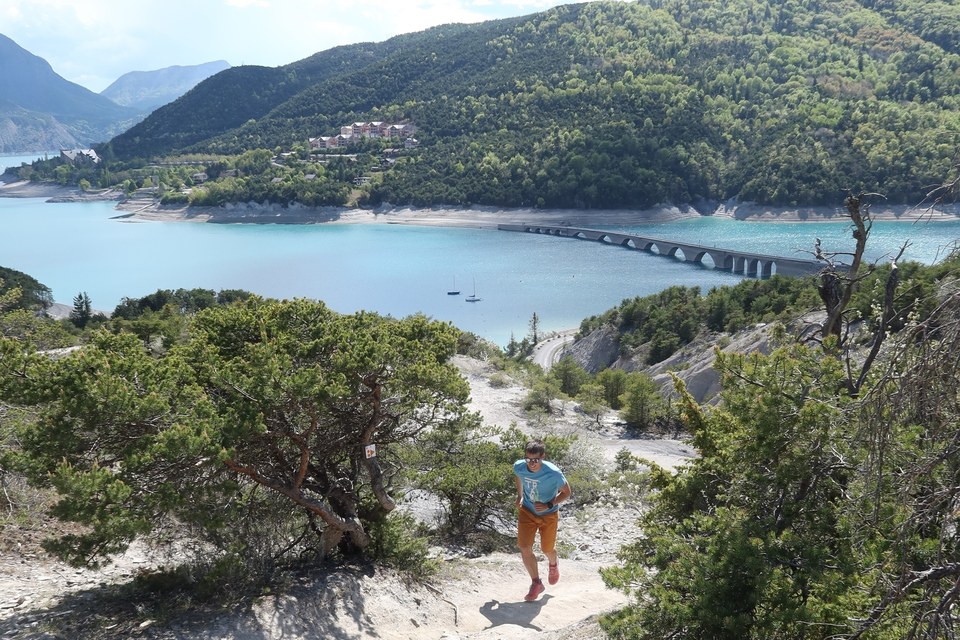 descente sur la baie de Chanteloube