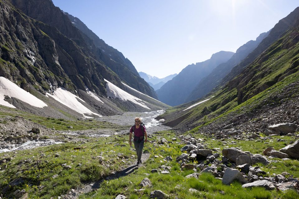 Montée au refuge de la Selle