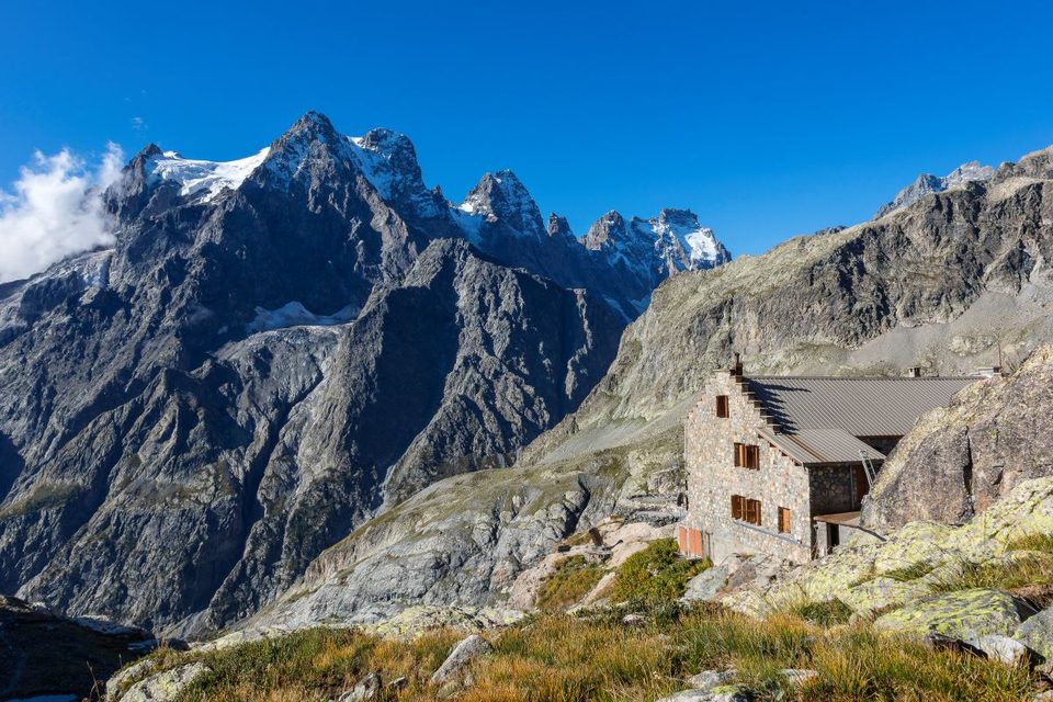 Le refuge du glacier Blanc