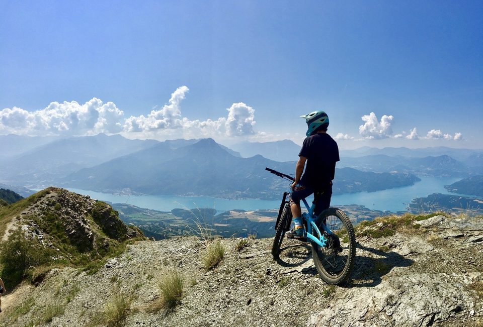 Vu du lac depuis le sommet de Réallon