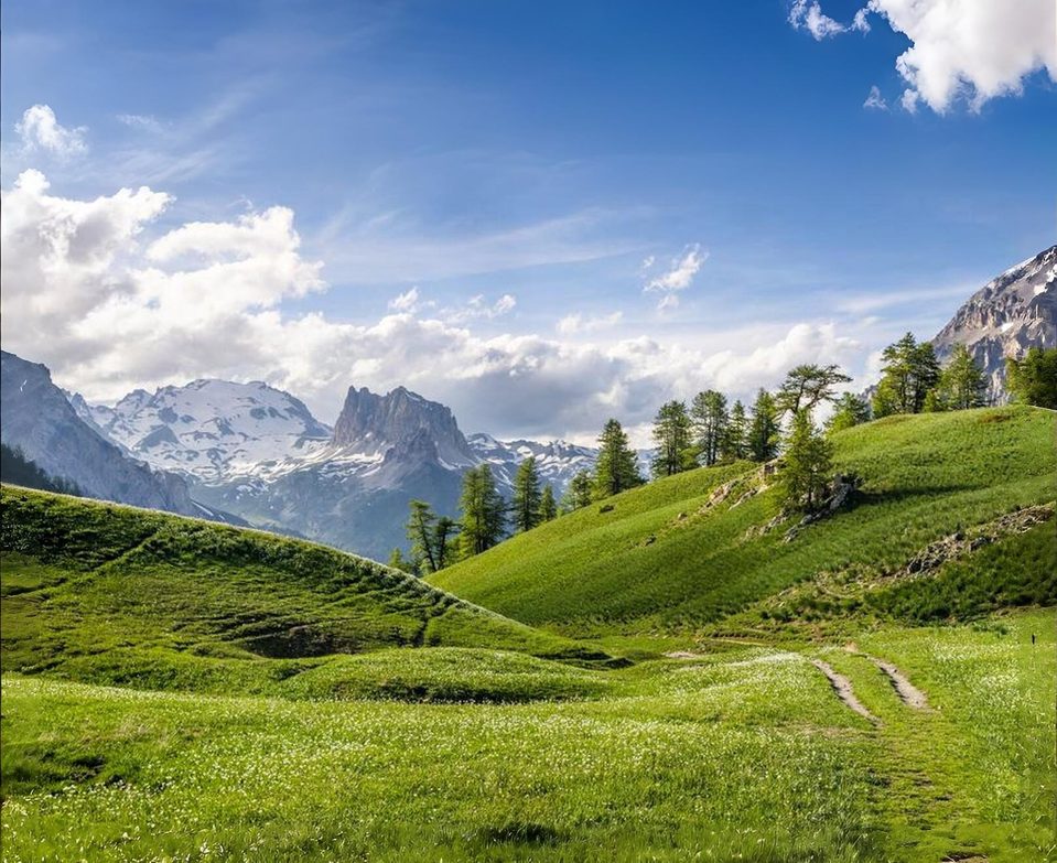 Col des Thûres et lac Chavillon