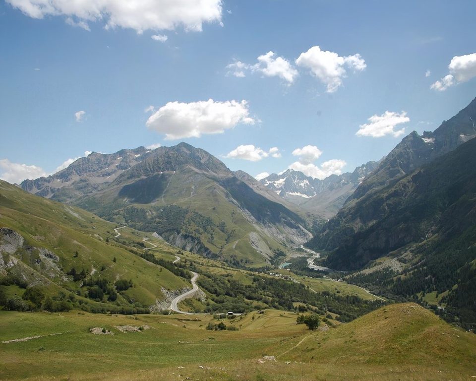 Vue vers le col du Lautaret