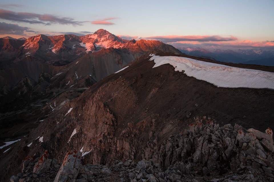 Coucher de soleil au Clot la Cime