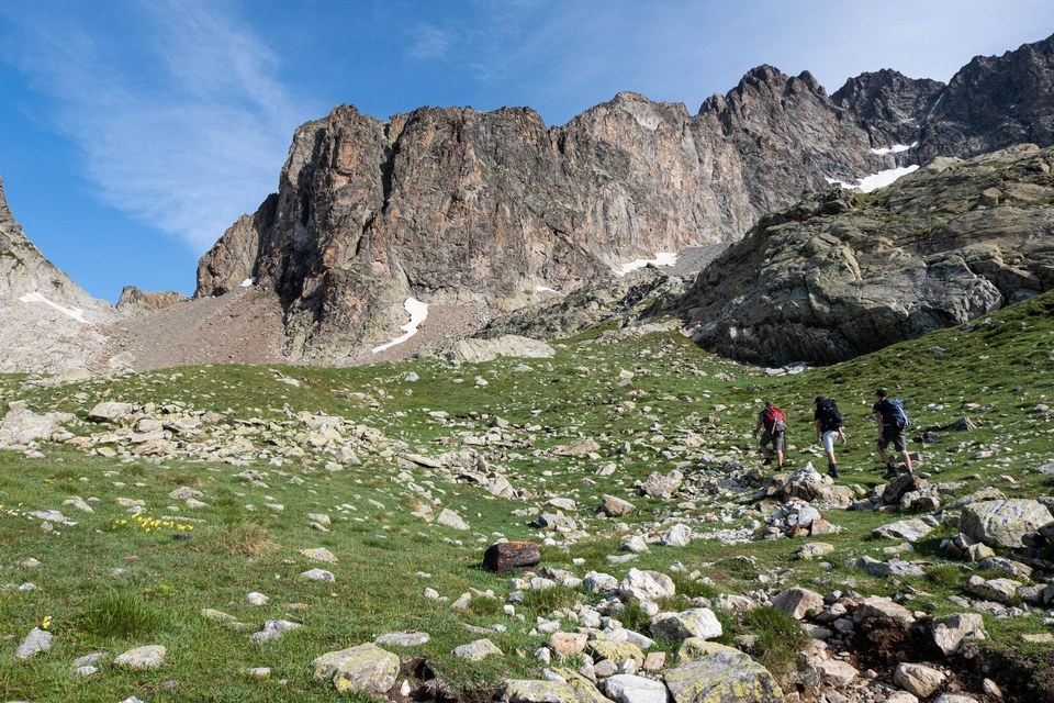 Montée vers le Pas de l'Olan