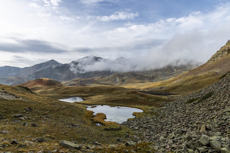 Lac de la Mine et anciennes mines du Chardonnet