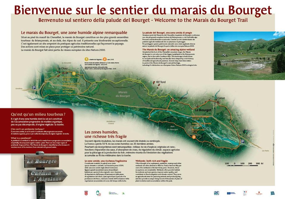 Sentier d'interprétation du Marais du Bourget