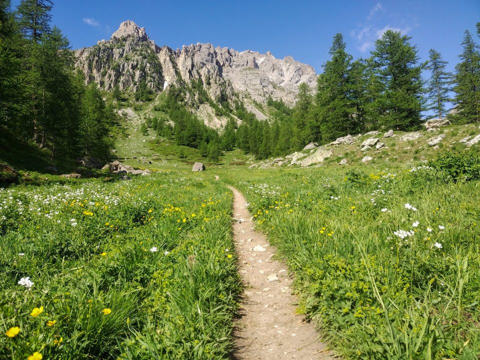 Montée au col de la Trancoulette