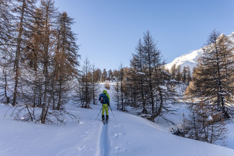 Montée au refuge de Buffère en raquettes