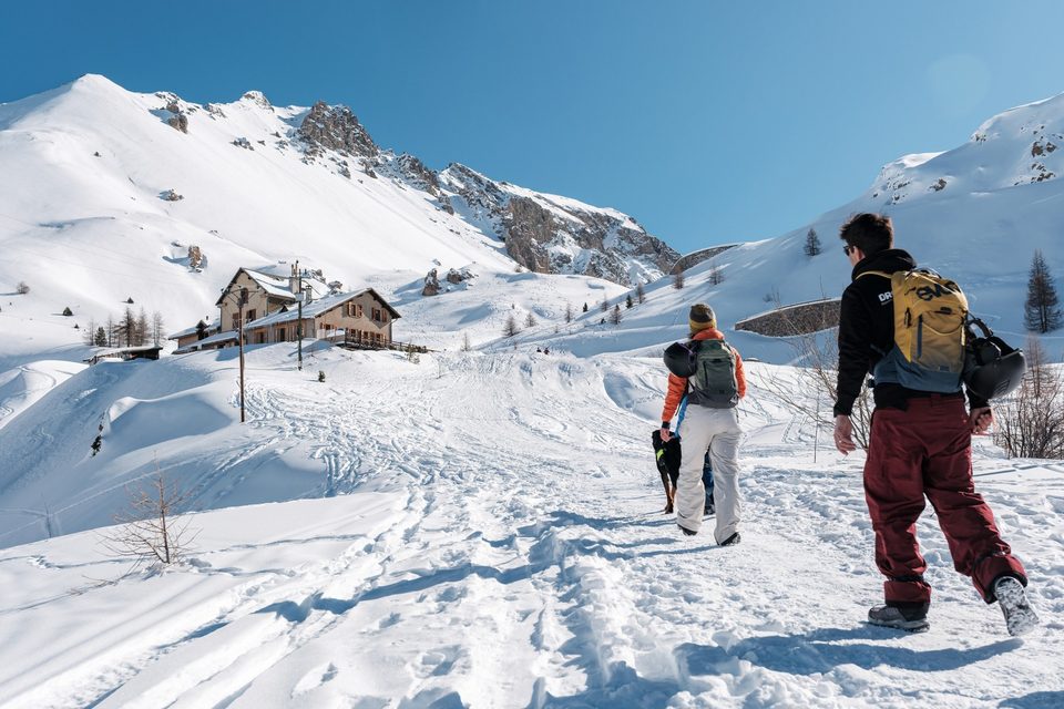 Arrivée au refuge Napoléon
