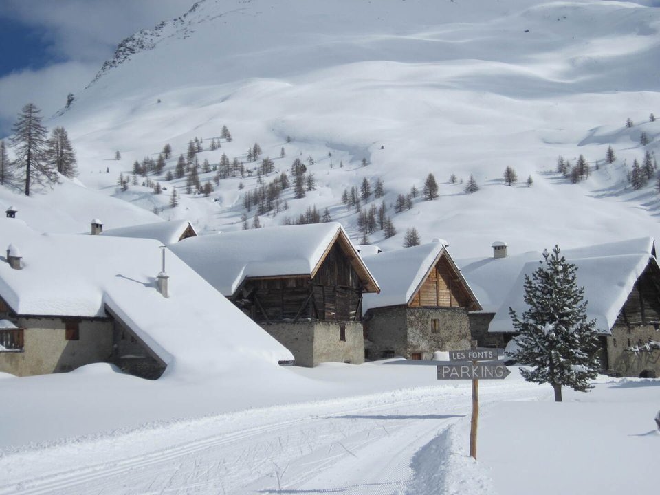 Les Fonts de Cervières en raquettes