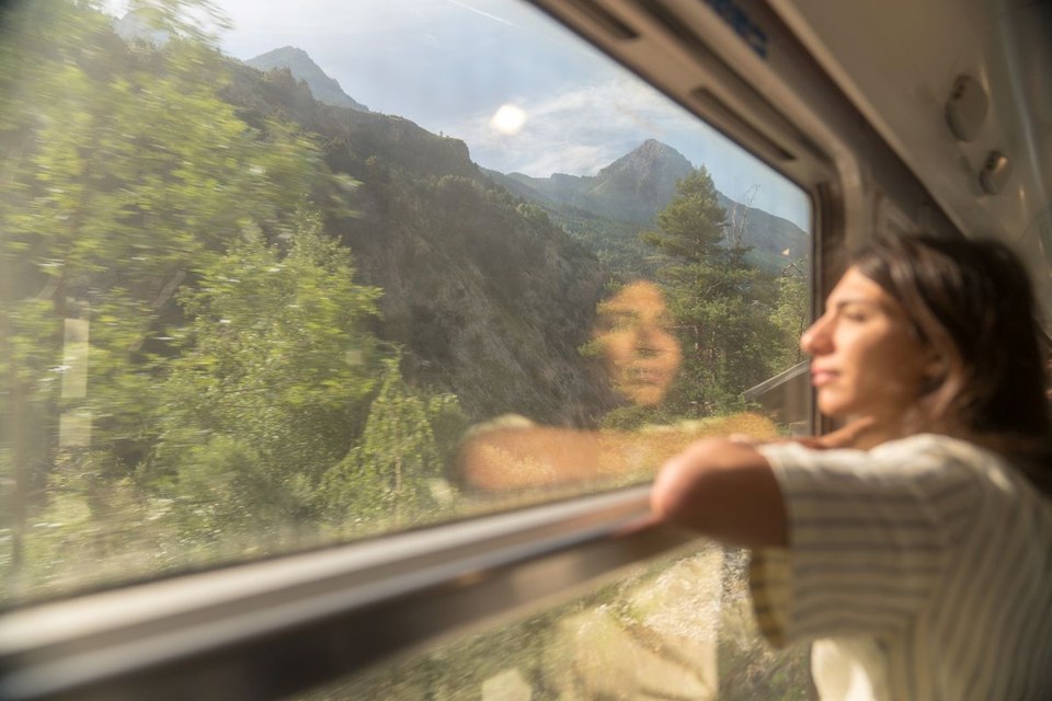 Dans le train de nuit Paris-Briançon