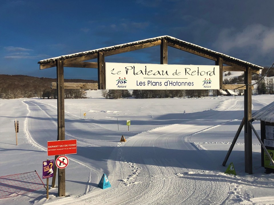 Départ ski de fond Les Plans ©M.Ballet