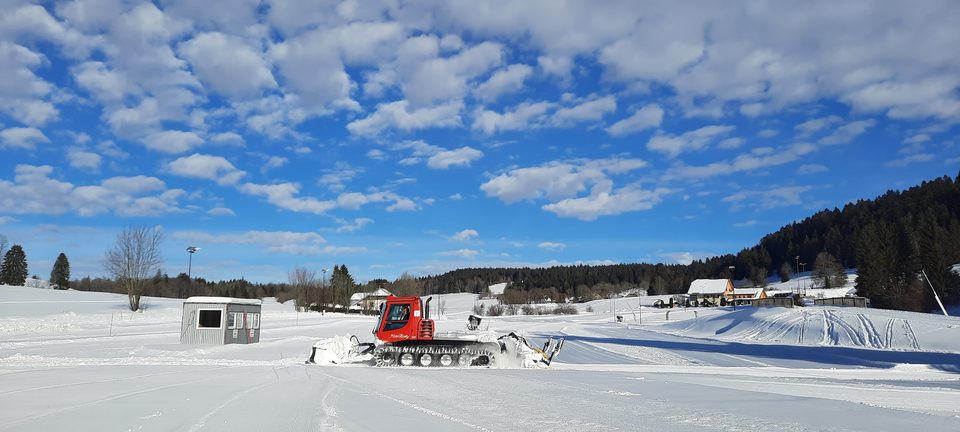 Piste éclairée La Seigne