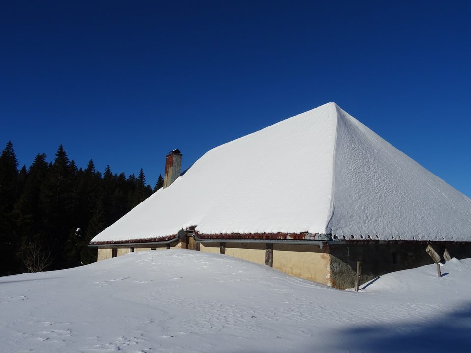 Chalet brulé