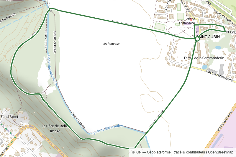 Circuit St-Aubin Les Plateaux