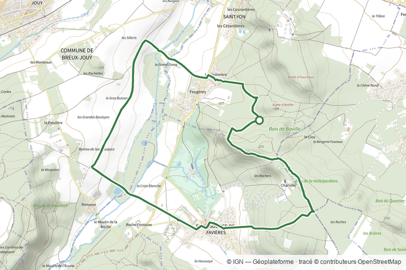 Autour de Saint-Sulpice-de-Favières