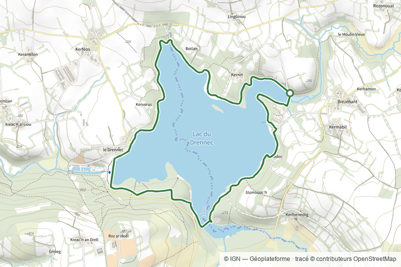 Tour du Lac du Drennec