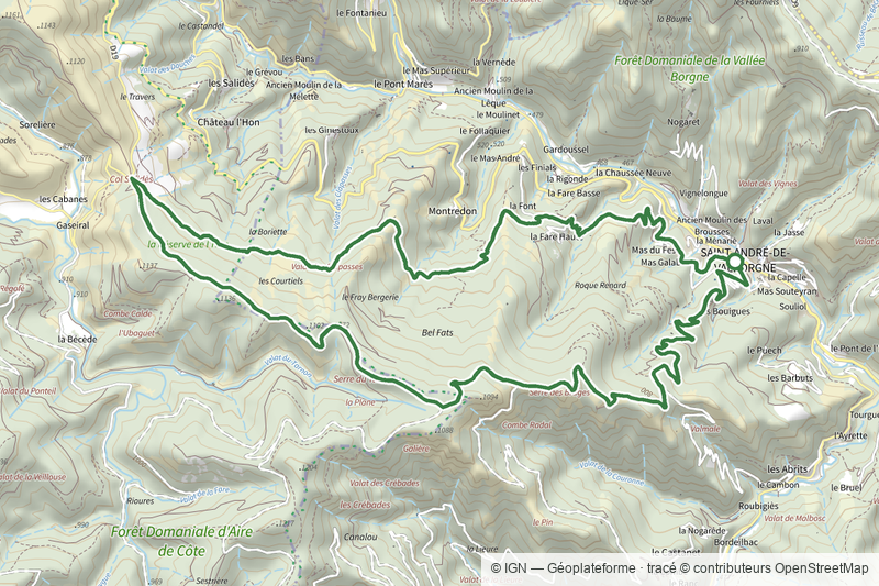 Col de Salidès par Saint-André de Valborgne