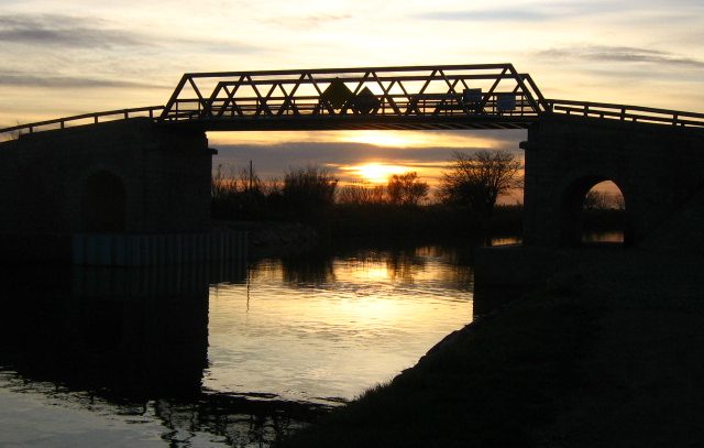Coucher de soleil au Pont des Tourradons