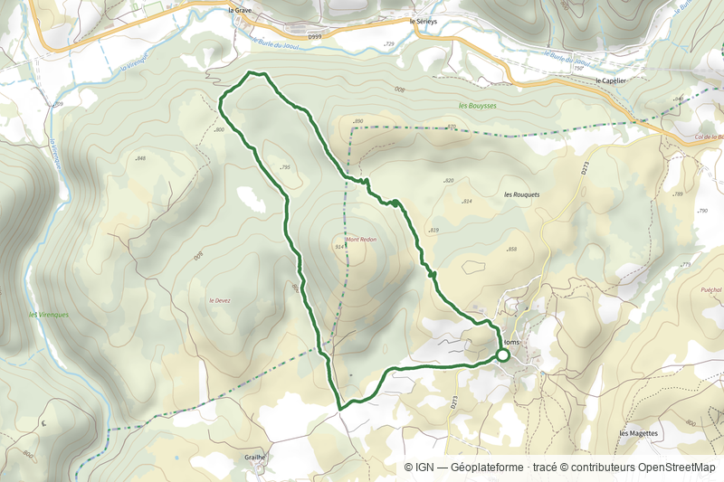 Sentier du Mont Redon