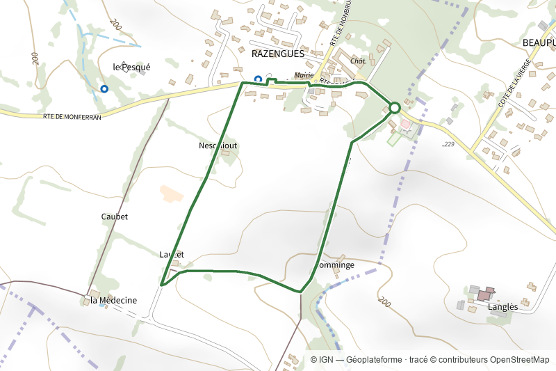 Chemin a Comminge