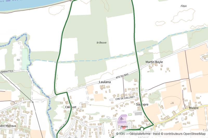 Les Palus : boucle locale