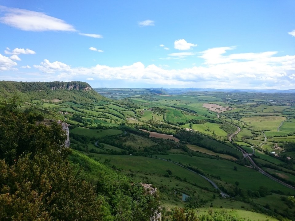 Panorama sur la vallée du Soulzon
