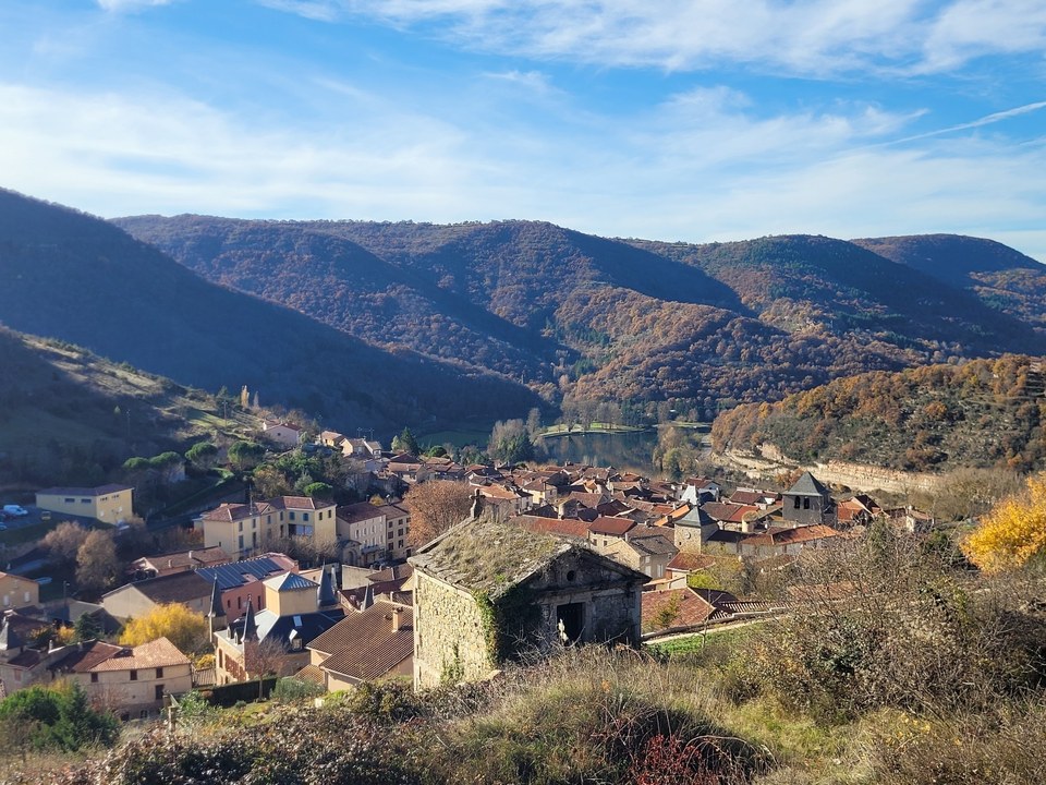 Vue sur Saint-Rome-de-Tarn