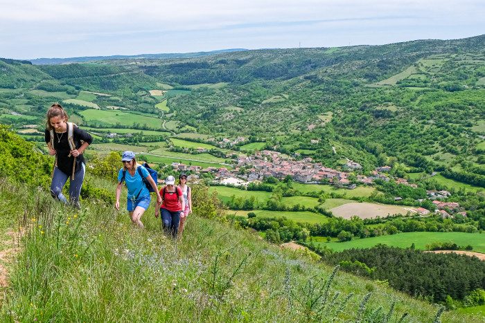 L'arrivée au Puech du Mus