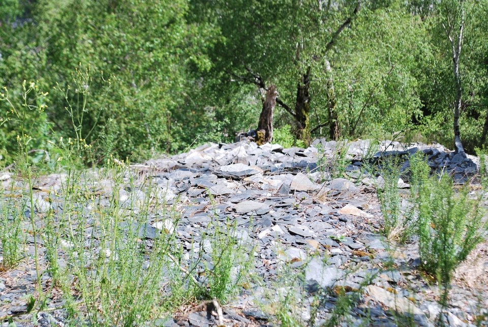Les déchets d'ardoise