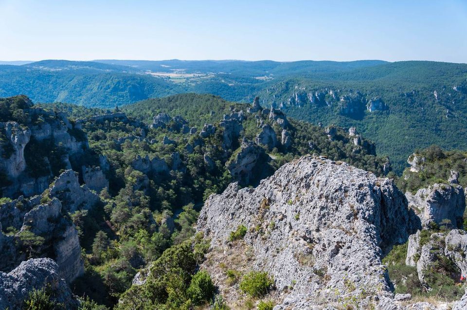 Vue de la Cité de PIerres, Montpellier-le-vieux