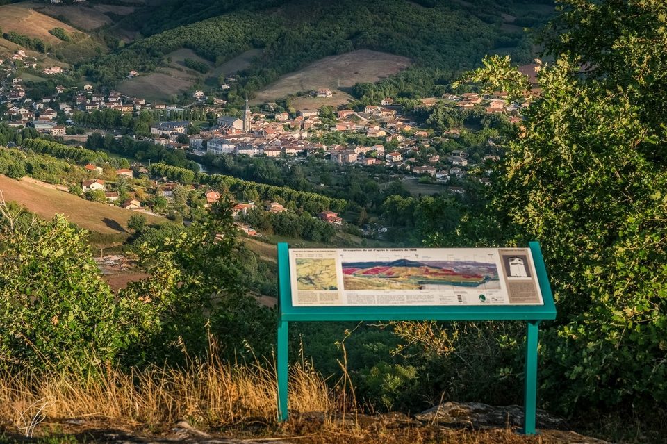 Vue sur Vabres-l'Abbaye