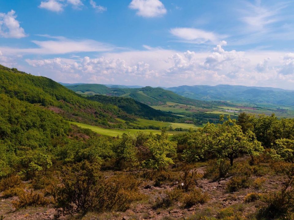 Vue sur les plaines du Rougier