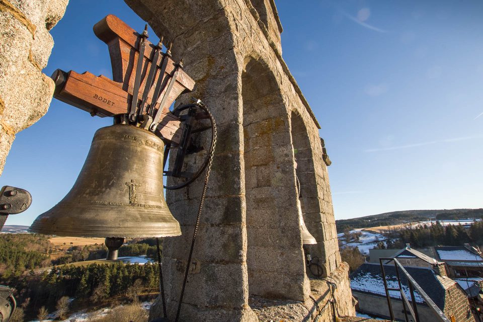 Clocher de l'église d'Albaret-Ste-Marie
