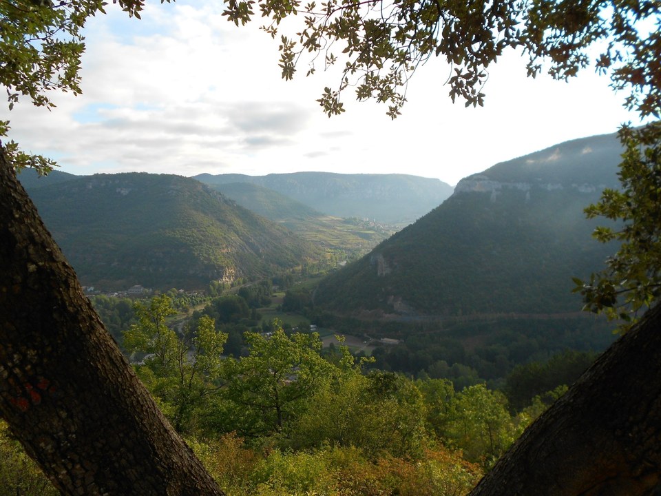 Vue vers les Gorges du Tarn