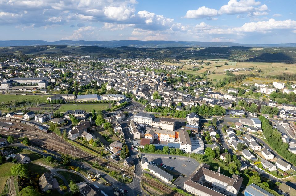 La ville de Saint-Chély-d'Apcher
