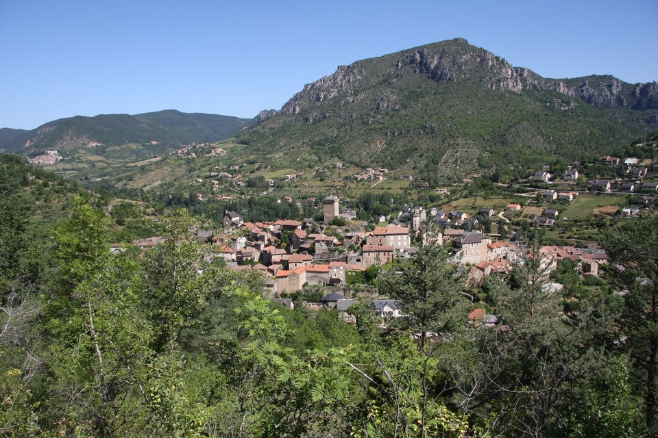 Peyreleau, confluence des Gorges du Tarn et de la Jonte