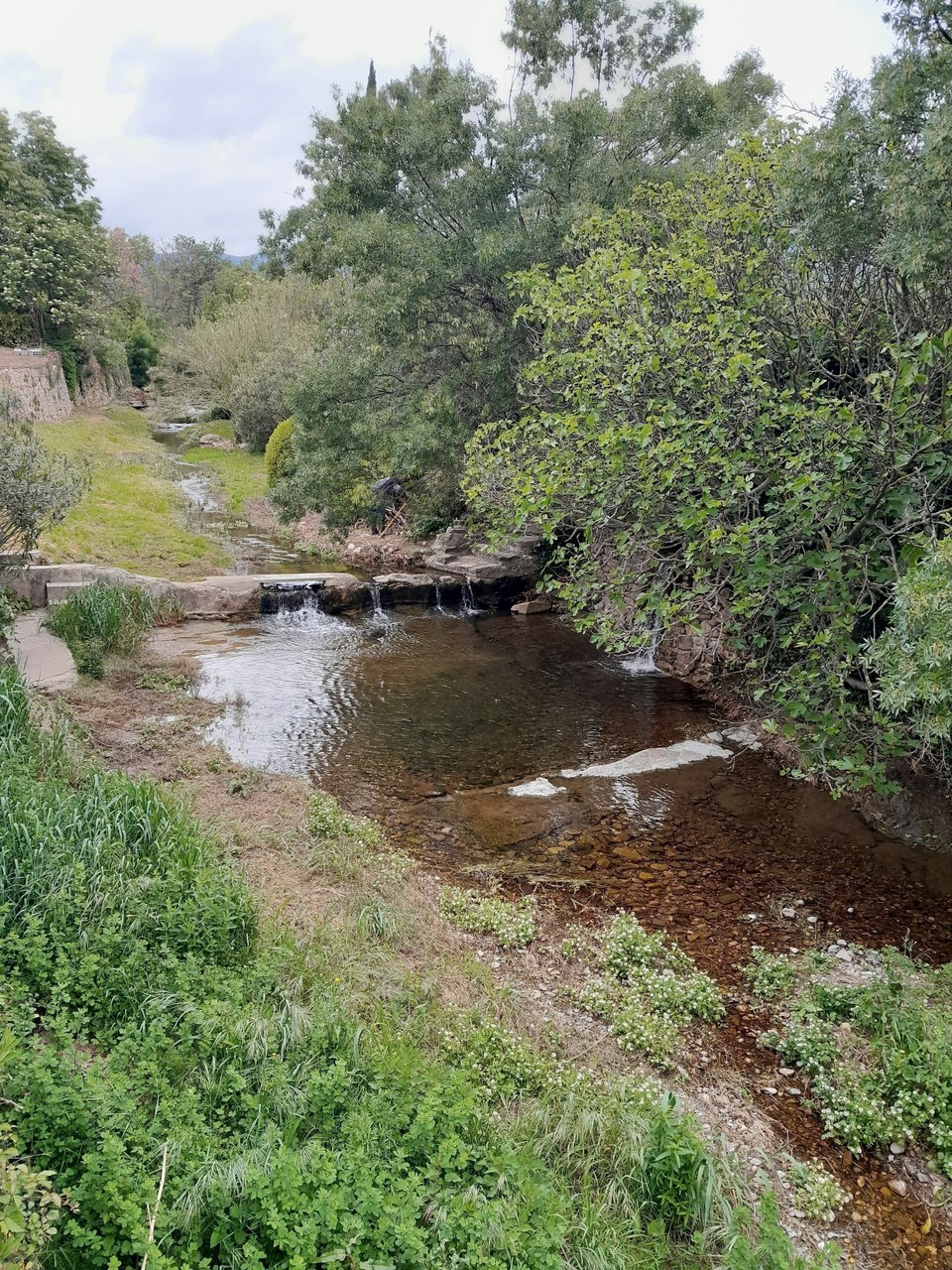 Le ruisseau au départ de la Rando