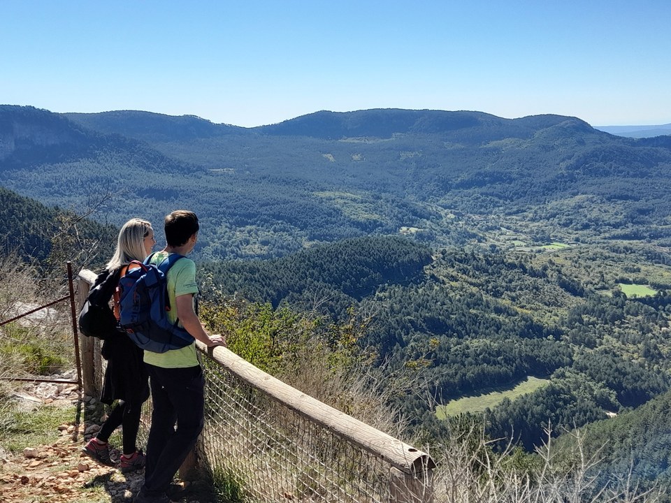 Vue en haut du cirque