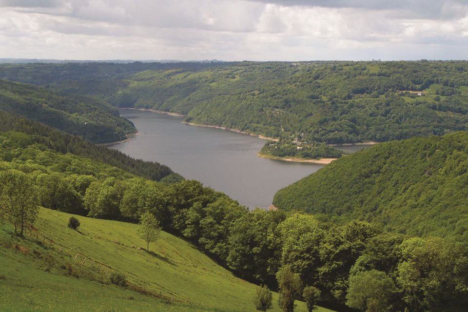Les berges du lac de Sarrans