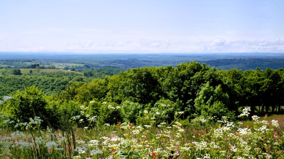 Point de vue depuis le plateau de Campuac