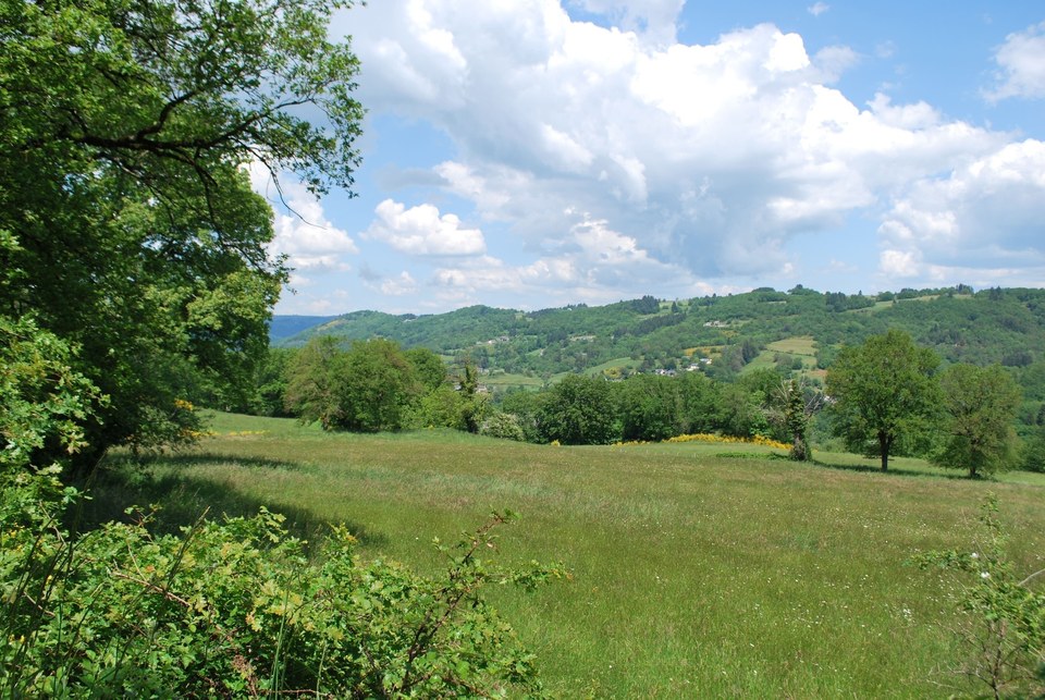 La vallée de la Daze depuis St-Bauzels