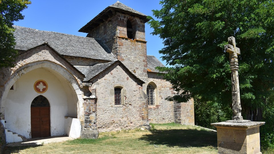 Église Sainte-Eulalie, près de St-Julien de Rodelle