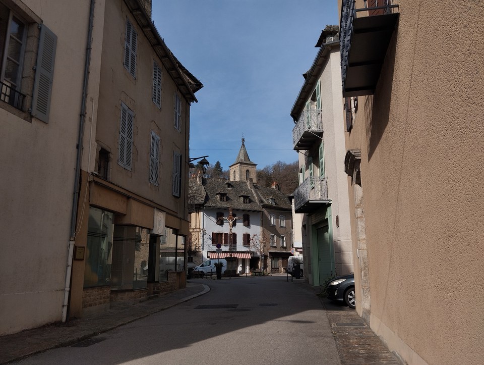 Centre ville d'Entraygues-sur-Truyère