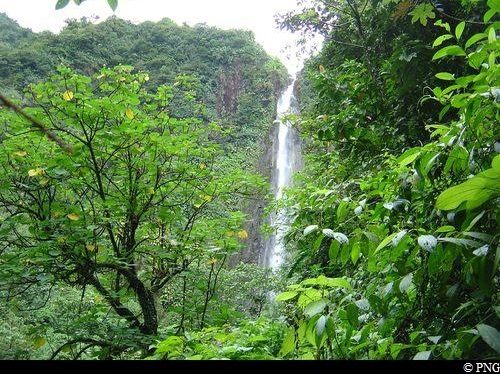 la Deuxieme Chute du Carbet