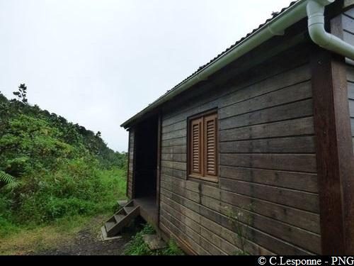 Refuge de La Citerne depuis l'aire d'accueil Carbet