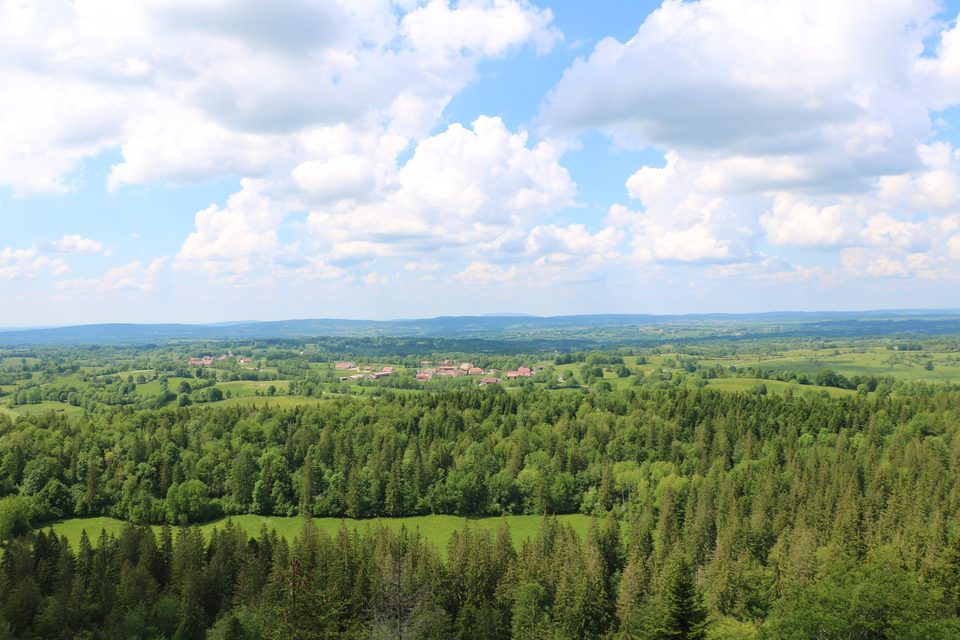 Vue du Belvédère du Mouflon