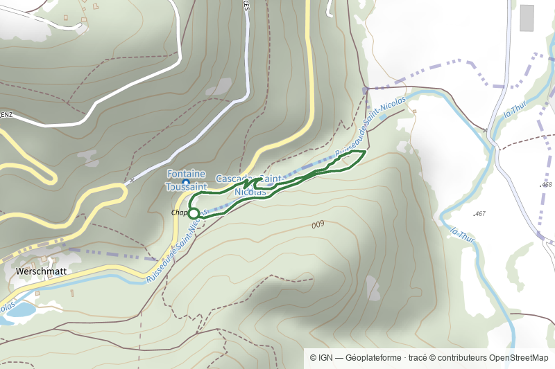 Circuit des Cascades de Saint-Nicolas