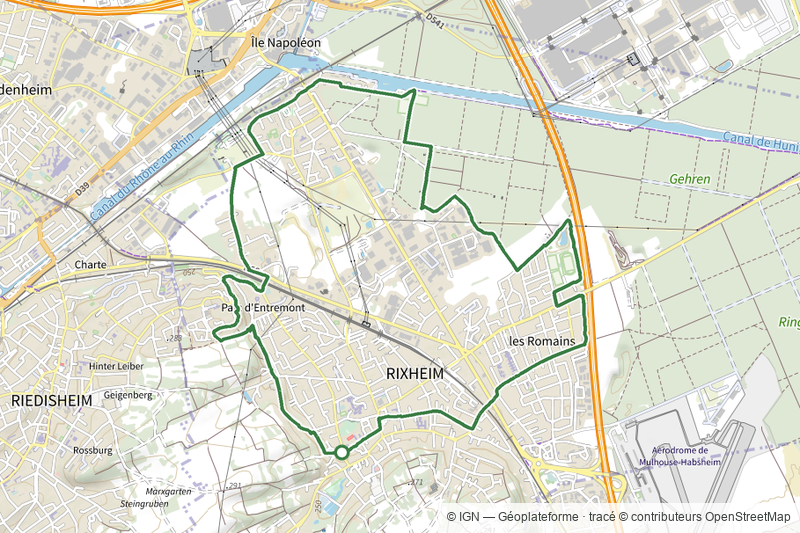 Circuit des 5 quartiers - Rixheim